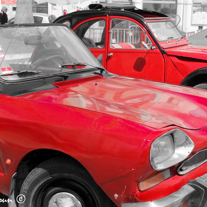 Anciennes voitures à Sfax