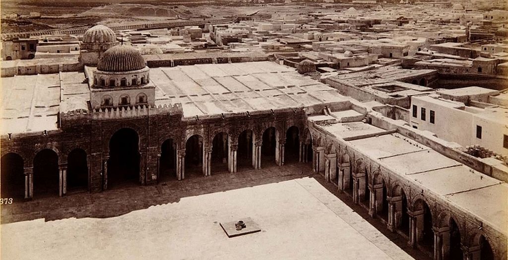 La Grande mosquée de Kairaoun dans les anciennes photos