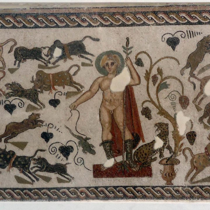 La mosaïque de Dionysos et du Gecko d’el Jem