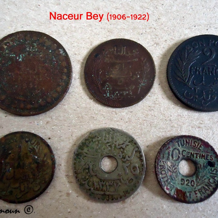 Les monnaies en Tunisie de 1574 et 1956