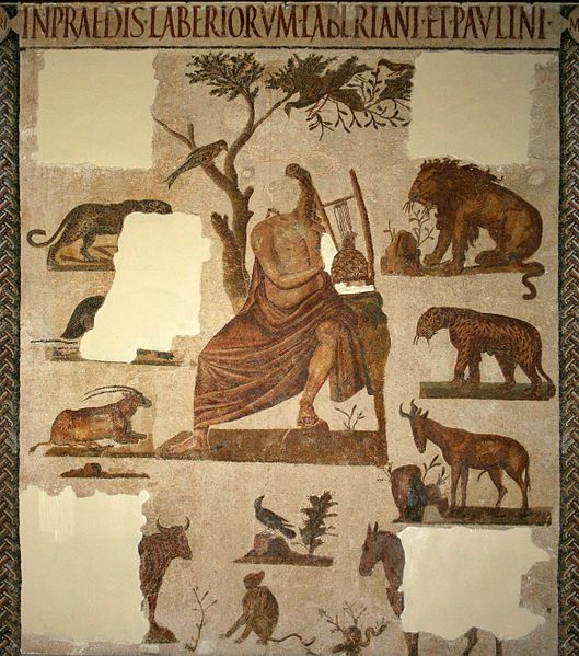 Mythes et légendes inspirés par la musique dans la mosaïque africaine de la période romaine en Tunisie