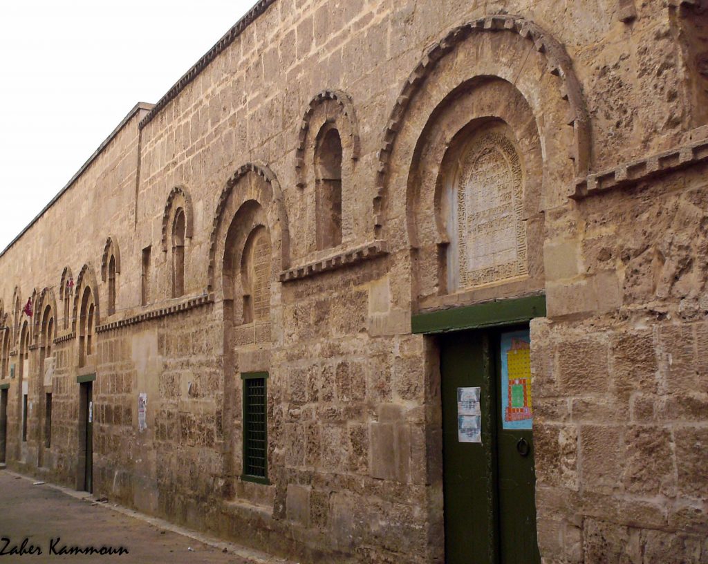 Façade orientale de la grande mosquée de Sfax الواجهة الشرقية للجامع الكبير صفاقس 