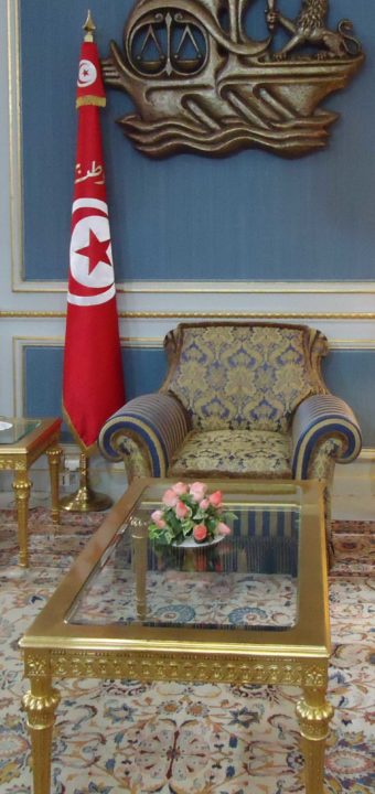 Le palais présidentiel de la Tunisie القصر الرئاسي بتونس
