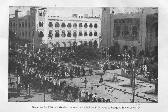 La troisième étape du congrès international d'oléiculture à Sfax en 1928